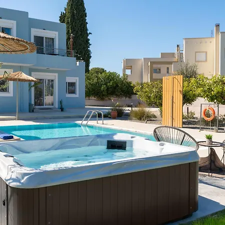 Villa Ethria Pool With Heated Jacuzzi Afantou