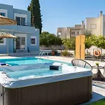 Вилла Ethria Pool With Heated Jacuzzi Афанту