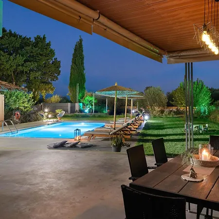 Villa Ethria Pool With Heated Jacuzzi Afantou