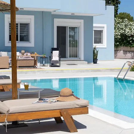 Ethria Pool With Heated Jacuzzi Βίλα Αφάντου