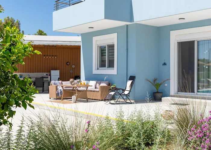 Ethria Pool With Heated Jacuzzi Villa *