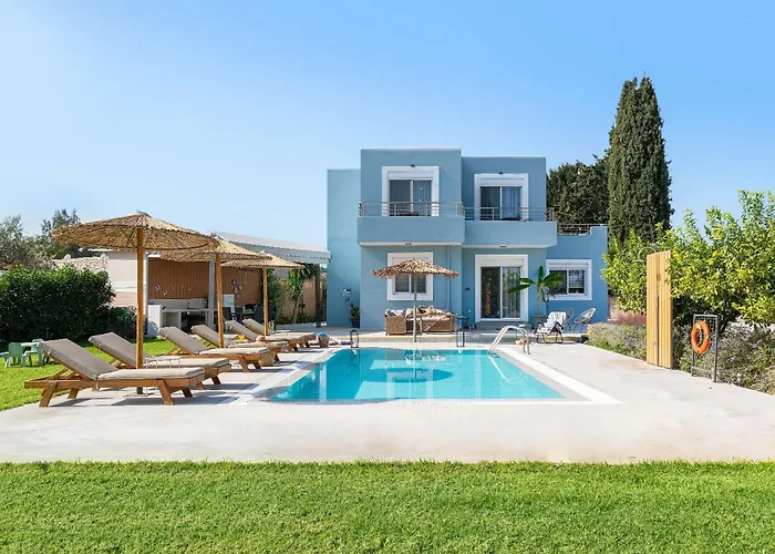 Ethria Pool With Heated Jacuzzi Villa Afantou